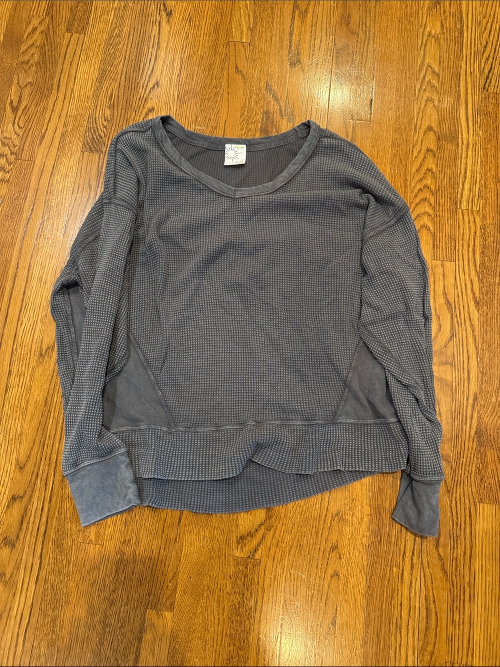 Offline by Aerie Cozy Women's Waffle Knit Pullover Sweater - Gray